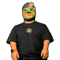 Lucha Libre Smile Sticker