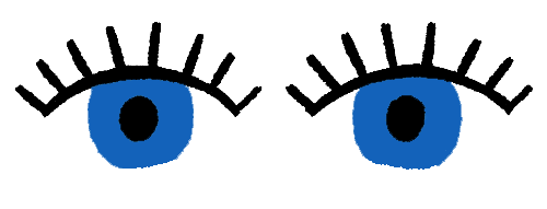 Happy Blue Eyes Sticker