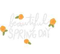 Spring Season Flower Sticker by Demic