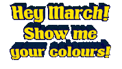 Hello March Sticker by OpticalArtInc.