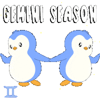 Penguin Twins Sticker by Pudgy Penguins
