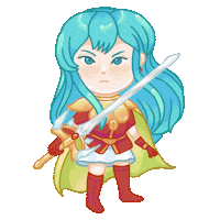 CuteGamingStickers fire emblem eirika fe8 fire emblem sacred stones Sticker