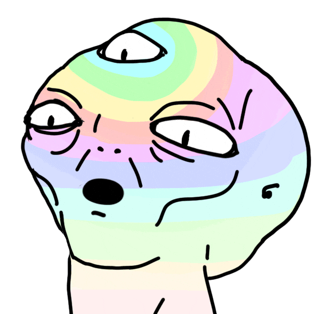 Tripping Acid Trip Sticker by PHAZED