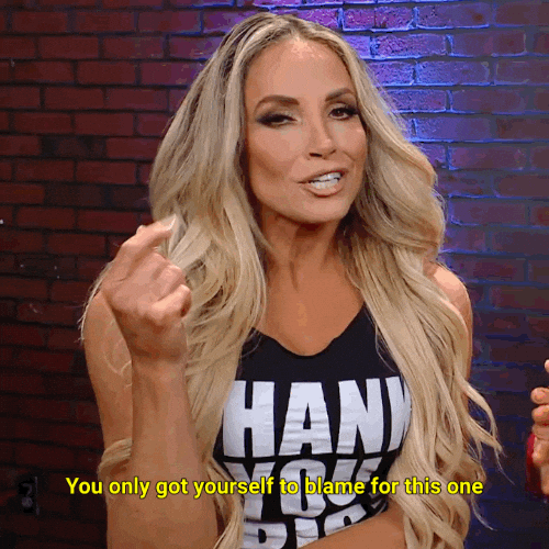 Wink Pointing And Laughing GIF by Trish Stratus