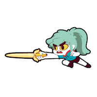 Banana Thrust Sticker by ThinkBIT