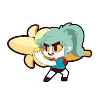 Rocket Banana Sticker by ThinkBIT