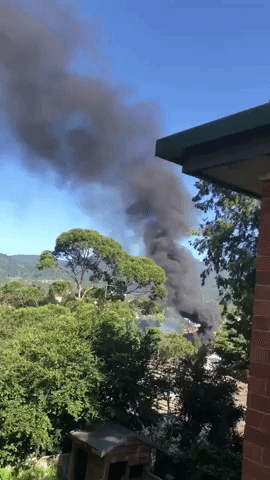 Truck Catches Fire in Wollongong, New South Wales