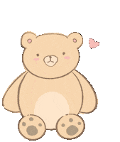 Teddy Bear Love Sticker
