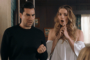 Excited Schitts Creek GIF by CBC