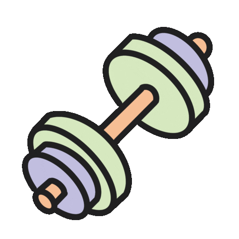 enniiaa gym dumbbell gymmotivation hantel Sticker