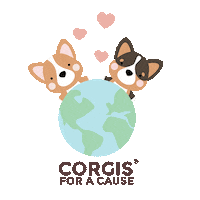 corgisforacause corgis cfac corgisforacause corgis for a cause Sticker