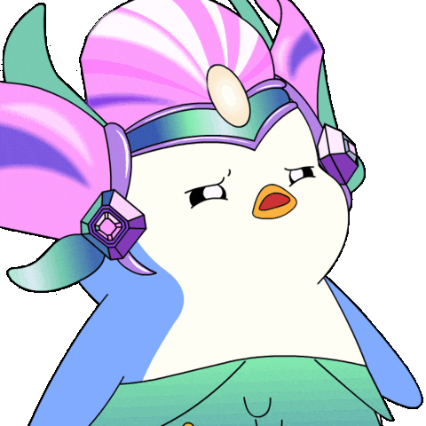 Pleading Oh No Sticker by Pudgy Penguins