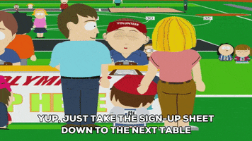 talking special olympics GIF by South Park 