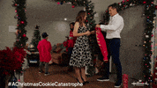 Party Christmas GIF by Hallmark Channel