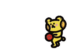 Basketball Playing Sticker by Playbear520_TW