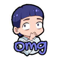 Oh My God Omg Sticker