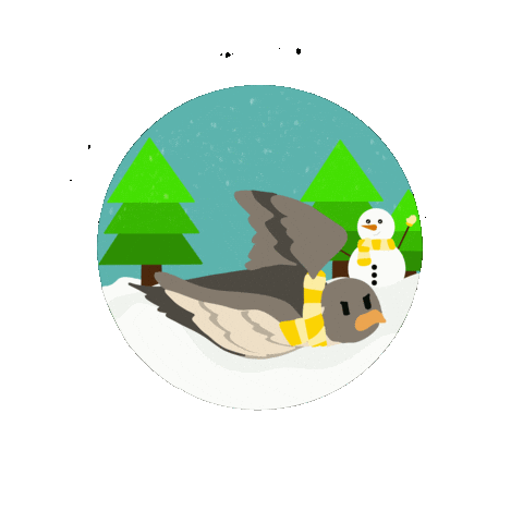 Snow Winter Sticker by LioxFoundation