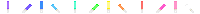 Pixel Rainbow Sticker