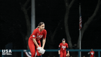Pitching Team Usa GIF by USA Softball