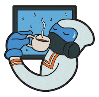 Rainy Day Coffee Sticker by shieldtecph