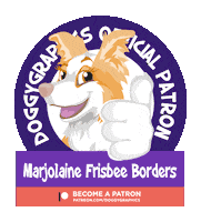 Patron Marjolaine Sticker by Doggygraphics