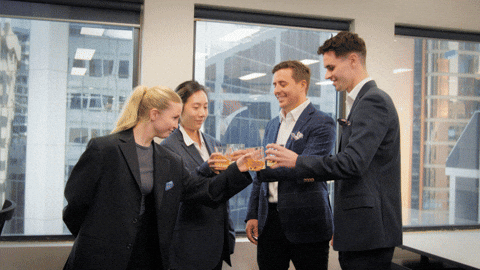 AmplifyProcurement giphyupload drink evil laugh amplify procurement GIF