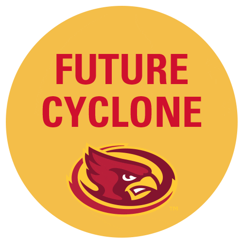 Iowa State Cyclone Sticker by Iowa State University Office of Admissions