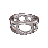 3D Metal Sticker by Carol Civre