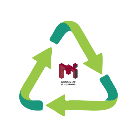 Earth Moi Sticker by Museum of Illusions Doha