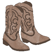 Cowboy Boots Sticker by By Sauts // Alex Sautter