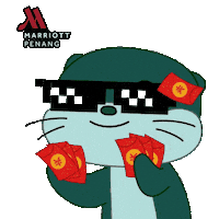Money Happy Chinese New Year Sticker by Penang Marriott Hotel