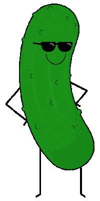 Sunglasses Pickle Sticker by UNCSA