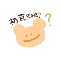 Korean What Sticker
