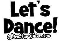 Lets Dance Dancing Sticker by ChicaSunshineShop
