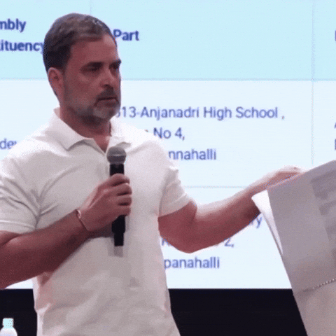 Rahul Gandhi Scam GIF by adivasikarnataka