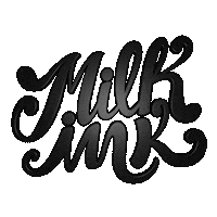 milkink milk ink milkink milkinktattoo Sticker