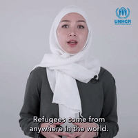 Refugees come from anywhere in the world 
