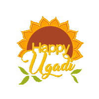 Indian Festival Ugadi Sticker