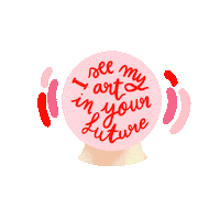 Dbarteugenie art pink magic artist Sticker