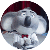 Buster Moon Help Sticker by Sing Movie