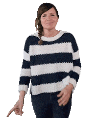 Thinking Finger Sticker by WDR