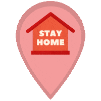Stay Home Sticker by Era Inno Bandung