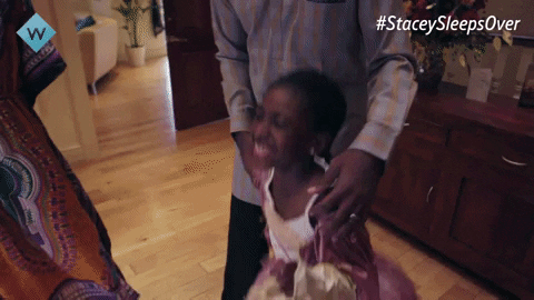 Stacey Sleeps Over GIF