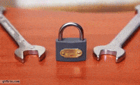 padlock wrenches GIF