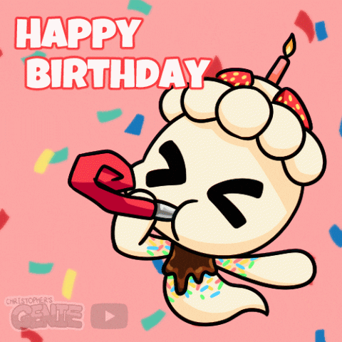 Happy Birthday GIF by Christophers Genie
