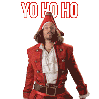 Ho Ho Ho Holiday Sticker by CaptainMorgan