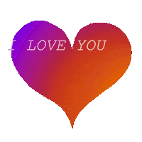 I Love You Heart Sticker