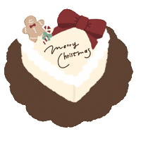 Christmas Cake Sticker