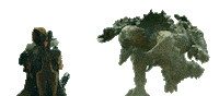 Milla Jovovich Big Monster Sticker by Monster Hunter Movie