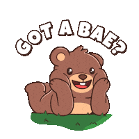 Date Me Teddy Bear Sticker by BEARISH